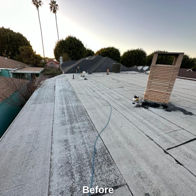 Flat Roof - Arcos - Inglewood Before